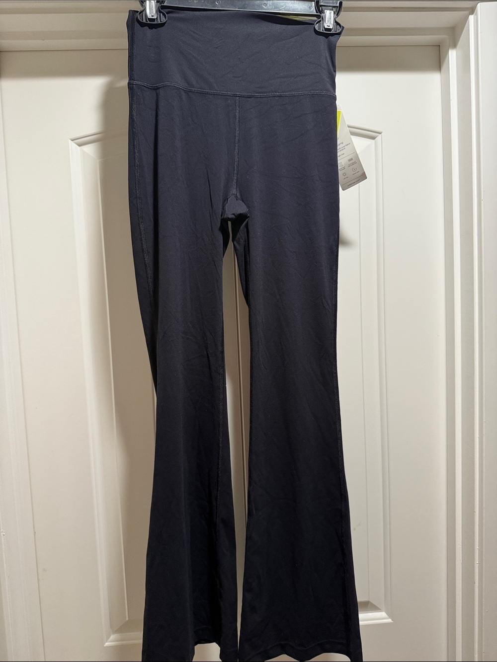 Ultra High-Rise Black Women's Flared Leggings